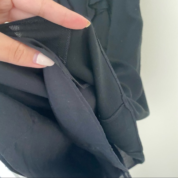 SACHIN + BABI Black Bejeweled Ruffle Mini Flutter Dress - Picture 7 of 13